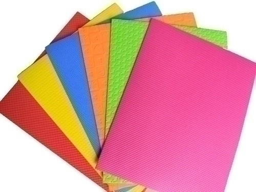 Goma Eva Olef Texturitzada Fulla 40X60 Cm Bossa De 12 Assortiment