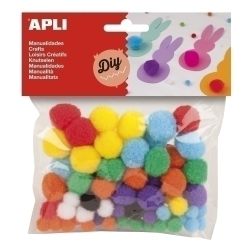 Pom Pom Apli Colors Assortits Borsa De 78