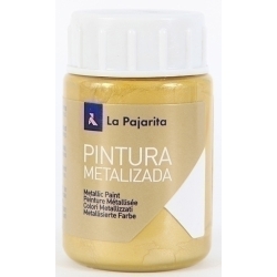 Pintura Latex La Pajarita Metal·litzada 35 Ml (Bot) Or Rico Me-03