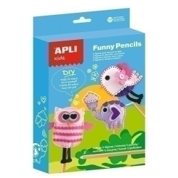 Kit Apli Kids Funny Pencils Feltre