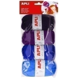 Ovells De Llana Apli 50 Gr. Tons Blaus Pack De 4