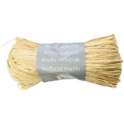 Ràfia Cinta Rotllo Clairefontaine 50 G (Caixa De 8) Kraft Natural