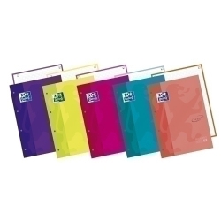 Recanvi Oxford School Color 1 Touch Encolat A4+ 80H 90Gr 4 Trepants Quadr.5X5 Fucsia (1 Color De Req