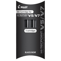 Recanvi Pilot Roller V-5 Recarregable Negre Blister De 3
