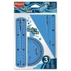 Kit 3 Regles Twist & Flex Irrompible Maped