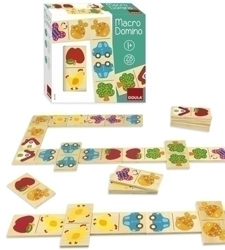 Joc Domino Goula Macro Domino 28 Peces Fusta +1 Any