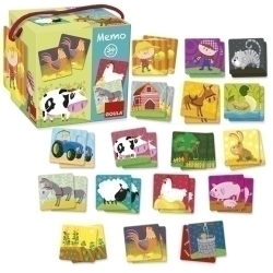 Joc Educatiu Goula Memo Loto Granja Animals +3 Anys