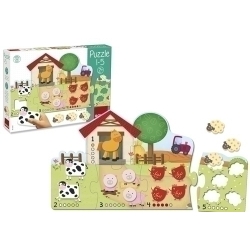 Puzle Goula Gegant 1-5 21 Peces +2 Anys