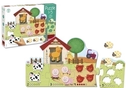 Puzle Goula Gegant 1-5 21 Peces +2 Anys