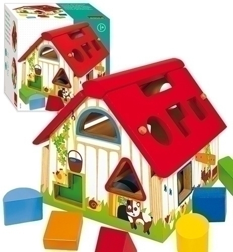 Joc Educatiu Goula D´Habilitat Granja Formes Geometriques +1 Any