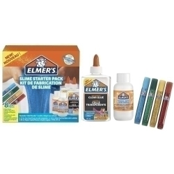 Joc Elmer´S Slime Starter Pack Kit Complet 2X Cola Transparent 147Ml 2X Liquido Magico 68Ml 4X Barra