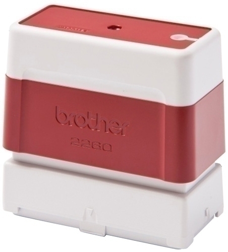 Segell Personalitz. Ent.Aut. Brother 60X22 Mm. Vermell