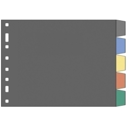 Separadors Multifin Pvc Transp. Alfa 3003 4t Apdo. 5 Pestanyes 8 Trepants