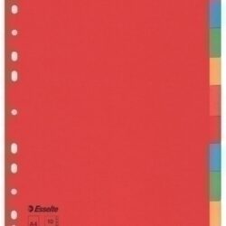 Separadors Esselte Cartolina A4 10 Pestanyes 11 Trepants