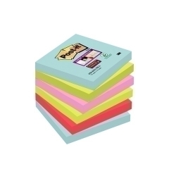 Tac Notes Post-It 654 Super Sticky 76X76 Colors Miami Pack De 6