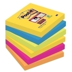 Tac Notes Post-It 654 Super Sticky 76X76 Colors Rio De Janeiro Pack De 6