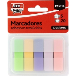 Banderes Adhesives Fixes Notes Popup 12X45 Colors Pastís Pack De 5