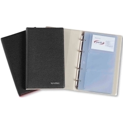 Targeter 4 Anelles Pardo Pvc Sim.Pell 4t 20 Fundes 120 Targetes Negre