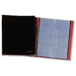 Targeter 4 Anelles Pardo Pvc Sim.Pell Fº 20 Fundes 320 Targetes Negre