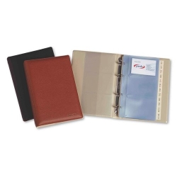 Targeter 4 Anelles Pardo Pvc Sim.Pell 4t 20 Fundes I Sep.AZ 120 Targetes Negre