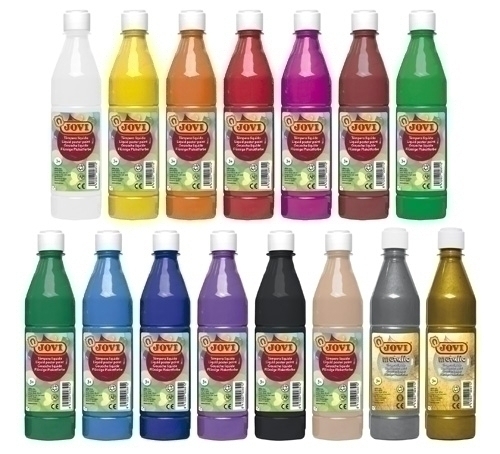 Tempera Jovi Liquida 500 Ml (Botella) Groc