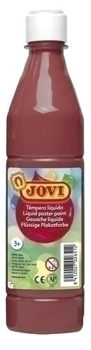 Tempera Jovi Liquida 500 Ml (Botella) Marron