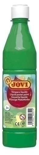 Tempera Jovi Liquida 500 Ml (Botella) Verd Mitjà