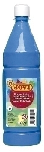 Tempera Jovi Liquida 1000 Ml (Botella) Blau Cyan