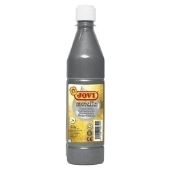 Tempera Jovi Liquida 500 Ml (Botella) Plata