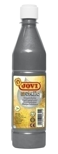 Tempera Jovi Liquida 500 Ml (Botella) Plata