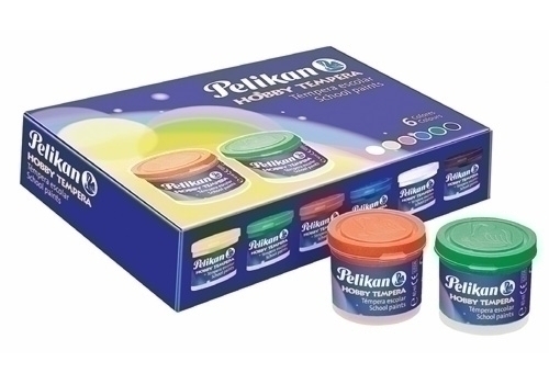 Tempera Pelikan 40 Ml (Bot) 742/40S Estoig De 6 + Pinzell