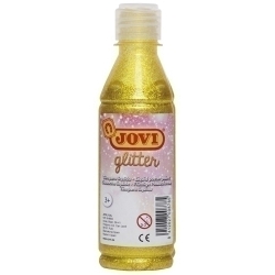 Tempera Jovi Liquida Glitter 250 Ml (Botella) Groc