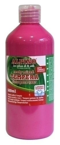 Tempera Alpino Liquida 500 Ml (Botella) Magenta