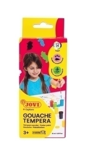 Tempera Jovi 15 Ml (Bote) Estuche De 6