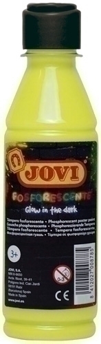 Tempera Jovi Liquida Fosforescent 250 Ml (Botella) Groc