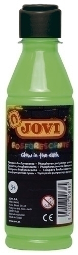 Tempera Jovi Liquida Fosforescent 250 Ml (Botella) Verd Mitjà