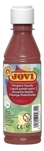 Tempera Jovi Liquida 250 Ml (Botella) Marron