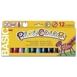 Tempera Solida Playcolor Basic One 10Gr. Estoig De 12 Colors