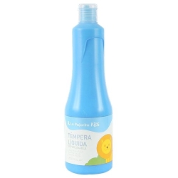 Tempera La Pajarita Liquida 500 Ml (Botella) Blau Cyan Tl-08