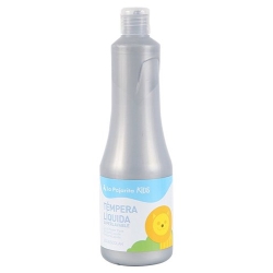 Tempera La Pajarita Liquida 500 Ml (Botella) Metal·litzada Plata Tl-14