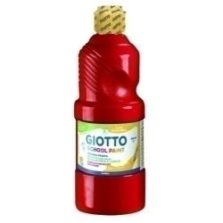 Tempera Giotto Mas Lavable Liquida 500 Ml (Botella) Vermell Bermellon