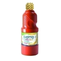 Tempera Giotto Mas Lavable Liquida 500 Ml (Botella) Vermell Escarlata
