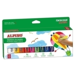 Tempera Alpino Solida Pintacolor Estoig De 12 Colors