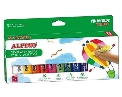 Tempera Alpino Solida Pintacolor Estoig De 12 Colors