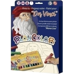 Tempera Instant Solida Playcolor One 10Gr. Pinta El teu "Da Vinci" Estoig De 12 Colors (Inclou Lamin