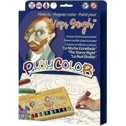 Tempera Instant Solida Playcolor One 10Gr. Pinta El teu "Van Gogh" Estoig De 12 Colors (Inclou Lamin