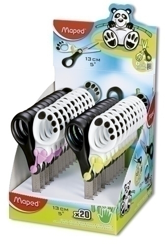 Tijeras Escolares Maped Koopy 13 Cm. Expositor De 20