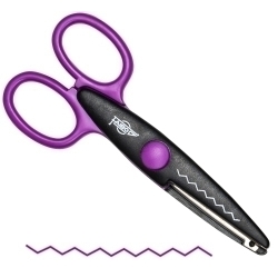 Tijeras Faibo Dentada 13 Cm Malva