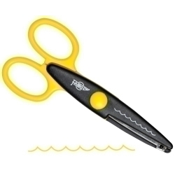 Tisores Faibo Dentada 13 Cm Groc