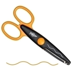 Tisores Faibo Dentada 13 Cm Fucsia